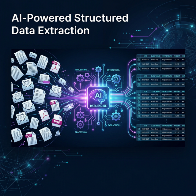 Banner image for article: Extract Structured Data from Text with Dremio's AI_GENERATE Function