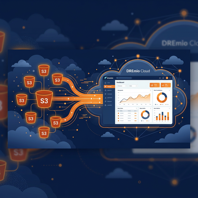 Banner image for article: Connect Amazon S3 to Dremio Cloud: Query Your Data Lake with SQL, Federation, and AI