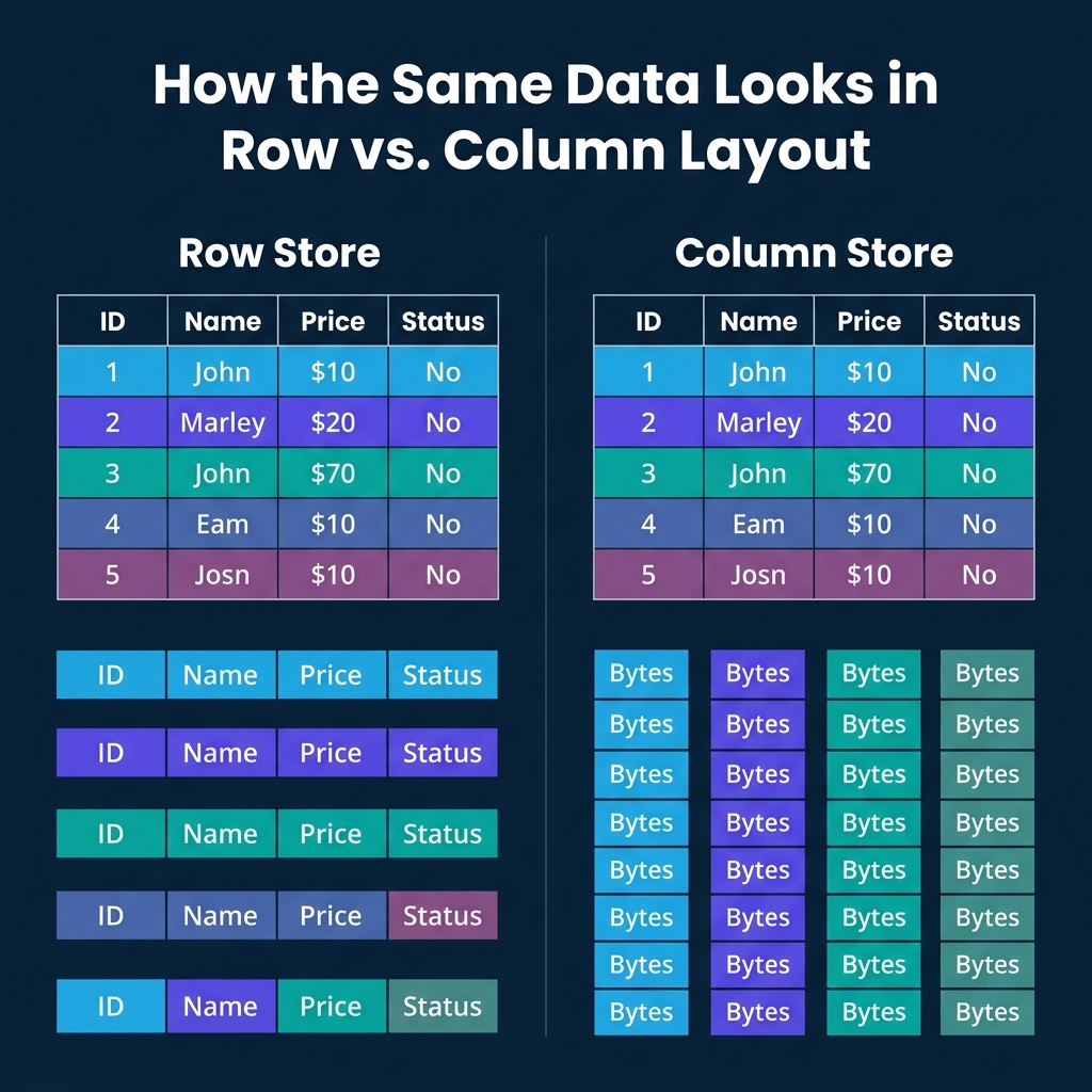 Banner image for article: Row vs. Column: How Storage Layout Shapes Everything